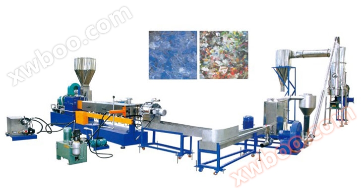 PET废瓶片造粒设备生产线