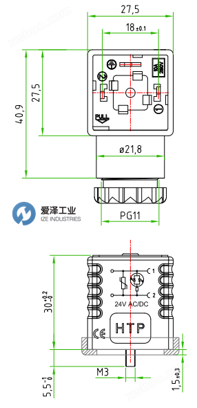 <strong>HTP电磁阀插头G1TU2VL1</strong> 爱泽工业 ize-industries (2).png