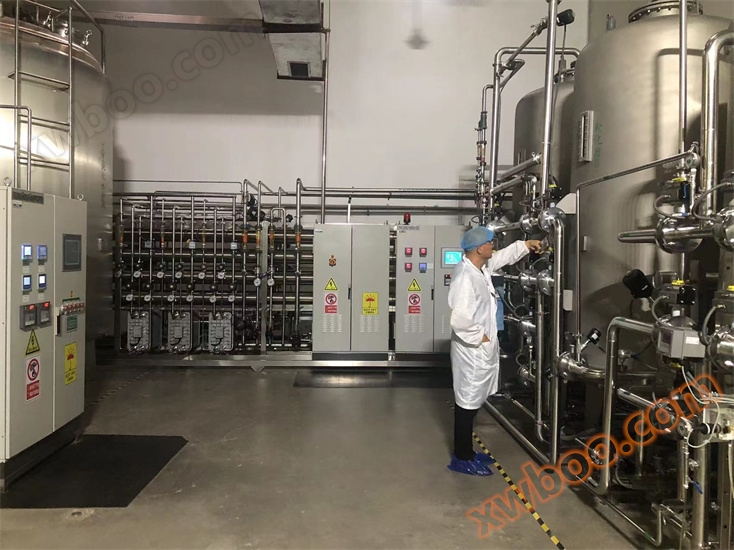 Double stage reverse osmosis+EDI ultra pure water equipment